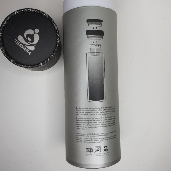 Teavana Tumbler - NEW in original Gift Box plus FREE GIFT - Picture 7 of 7